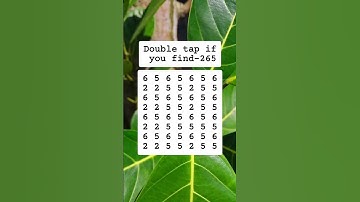 Double tap if you find-265 #brainteaser #search #quiz