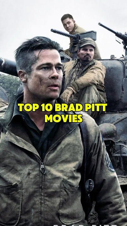 Top 10 Brad Pitt Movies #bradpitt #top10movies #top10