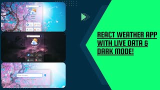 React Weather App with Live Data & Dark Mode!