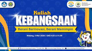 🔴LIVE - KULIAH KEBANGSAAN "BERANI BERINOVASI, BERANI MEMIMPIN"
