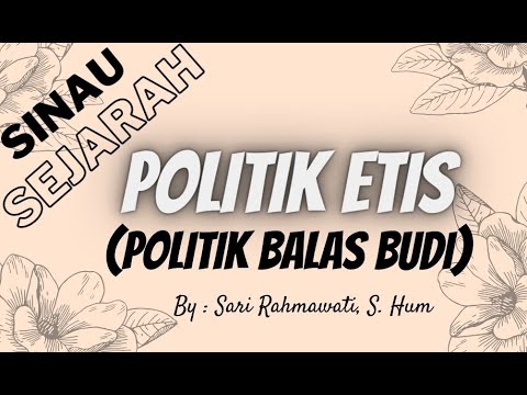 Apa Itu Politik Etis Brainly