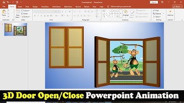 3d Window Powerpoint Animation |  3d Window Open/Close Powerpoint Animation | Powerpoint Animation