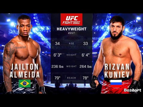Rizvan Kuniev vs Jailton Almeida fight footage