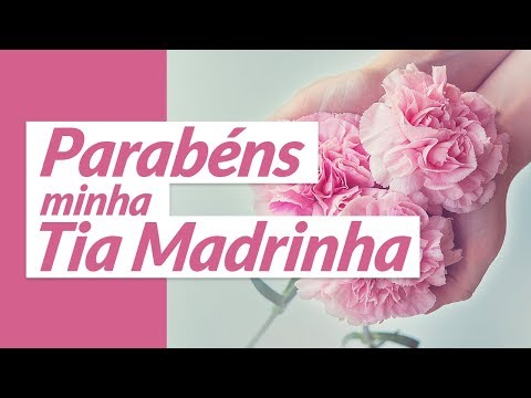 Feliz aniversário madrinha mais que tia