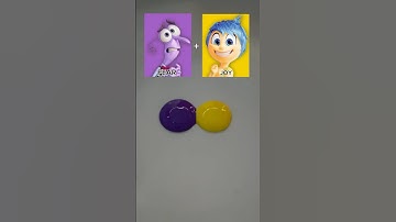 Mixing Emotions from InsideOut 2 - The Result Will Surprise You! (Part 17)#asmr #colors  #insideout2