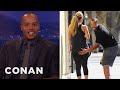 Donald Faison's Booty Grab Got Caught By The Paparazzi | CONAN on TBS