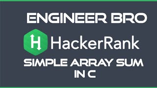 Simple Array Sum||HackerRank problems