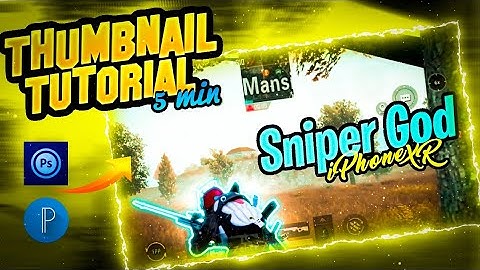 Make This Amazing Pubg Mobile Montage Thumbnail | Pubg Mobile Thumbnail Tutorial ⚡