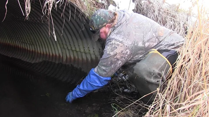 MINK & muskrat blind set with coni