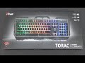 Trust gxt torac metal affordable gaming keyboard