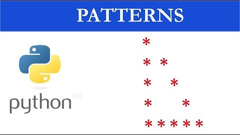 Print Hollow Right Triangle Shape Pattern in Python || Triangle Shape Pattern in Python