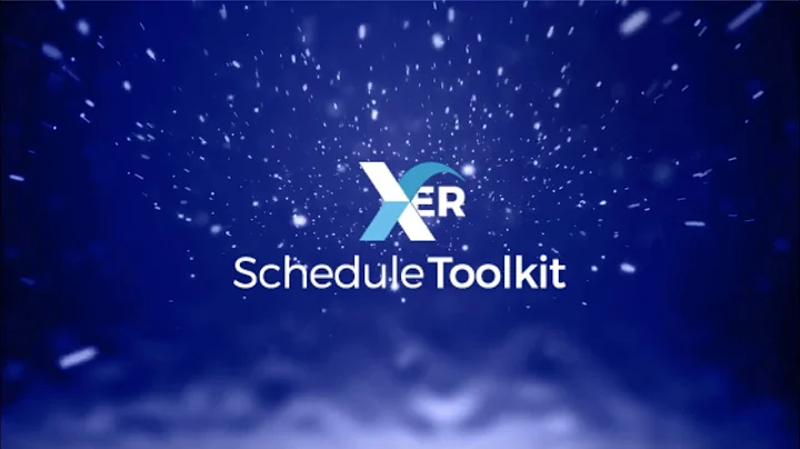 XER - The Schedule Toolkit for you