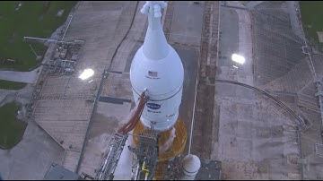 NASA Scrubs Moon Rocket Launch Due to Engine Problem