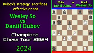 Game 2 - Wesley So vs Daniil Dubov | Champions Chess Tour Losers Bracket Quarterfinals