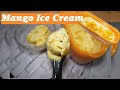 Mango Ice Cream using a stand mixer (no ice cream machine needed)