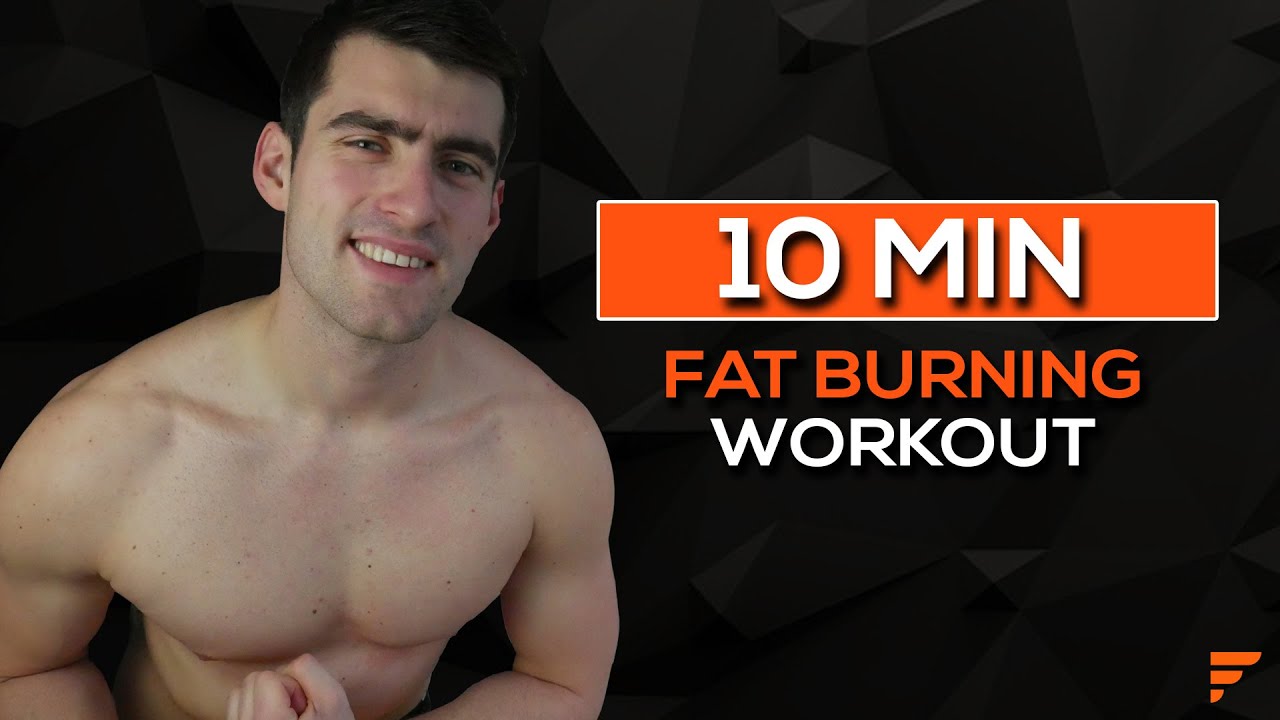 10 Min Fat Burning Workout At Home No Equipment Youtube