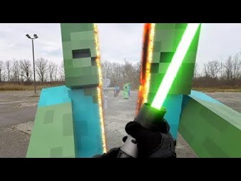 Star Wars vs Майнкрафт в реальной жизни