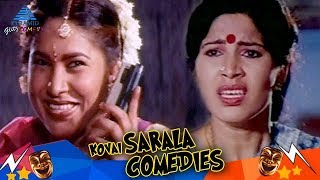 Kovai Sarala Super Hit Comedy Collection | Senthil | Goundamani | Crazy Mohan | Pyramid Glitz Comedy