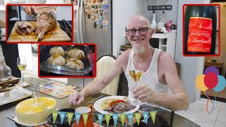 QUARANTINE BIRTHDAY || ROASTED LEG OF LAMB + BAKED WHOLE GARLIC