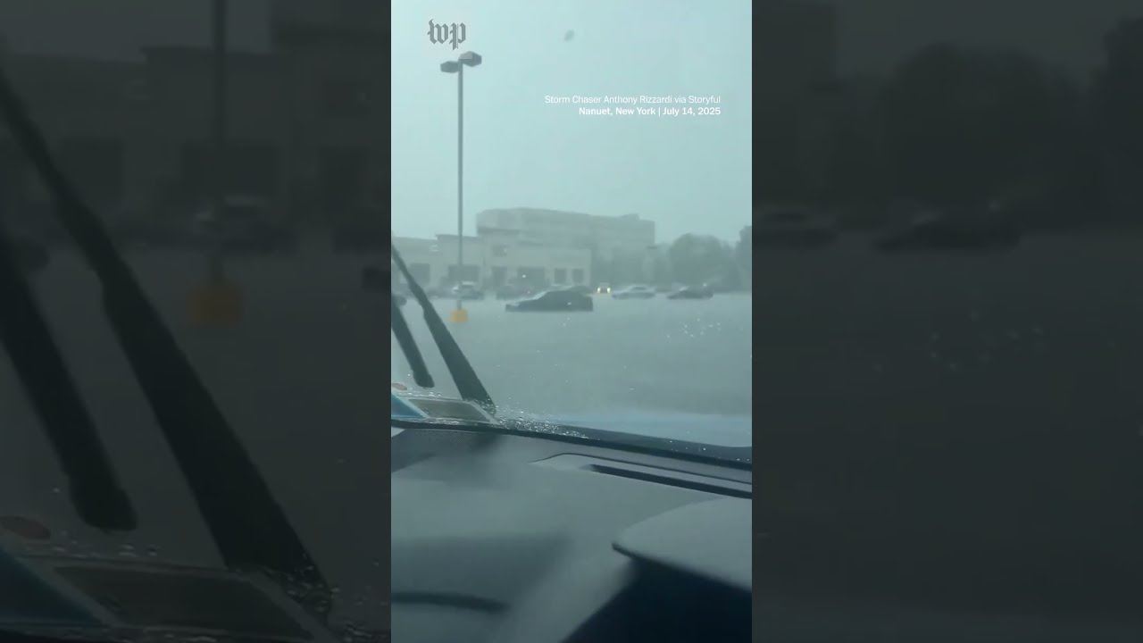 Heavy rain, flash flooding sweep through NYC and New Jersey