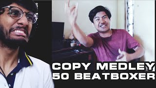 Rafly Copy Medley 50 BEATBOXERS??!!! | REACTION!!!