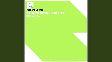 That's More Like It (Original Mix)
