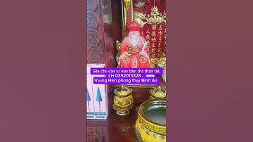 Nạp cốt bát hương thần tài thổ địa