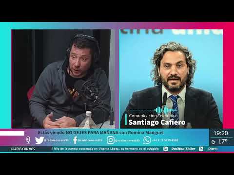 Santiago Cafiero - Ministro de Relaciones Exteriores de la Nación | No Dejes Para Mañana