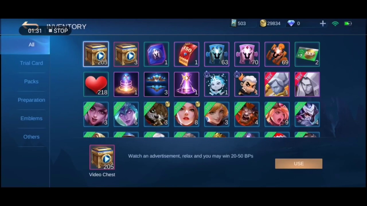 Get BATTLE POINTS without watching ADS in Mobile Legends