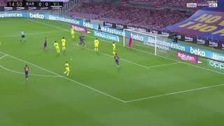 Barcelona vs Villareal | La liga 2020 Ansu Fati two goals in first half
