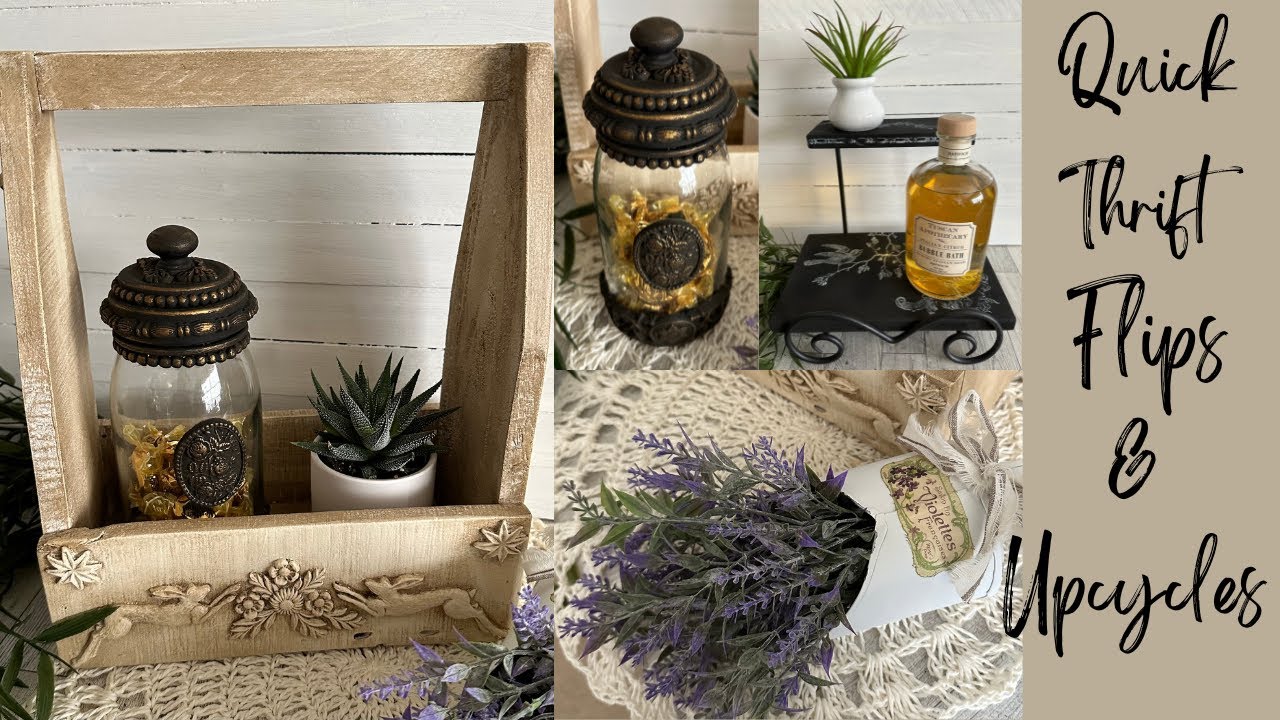 Quick Thrift Flips & Upcycles