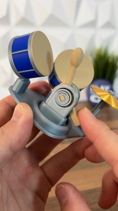 I Built a tiny Drum Kit 🥁 #music #3dprinting #shorts