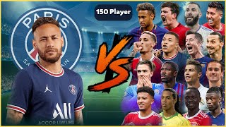 Neymar 🆚 150 Player🔥💪(Ronaldo-Messi-Mbappe-Haaland) •8 Minutes•