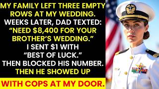 My Family Abandoned Me at My Own Wedding — Then Dad Showed Up With Cops