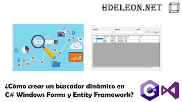 Buscador dinámico en C# .Net Windows Forms