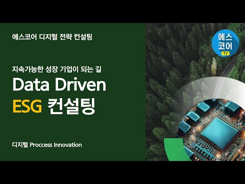 데이터 기반 ESG 디지털 전략 컨설팅 