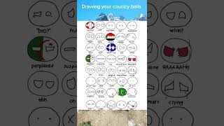 Drawing your country balls :D (part 1) #europe #countryballs #country #mapping