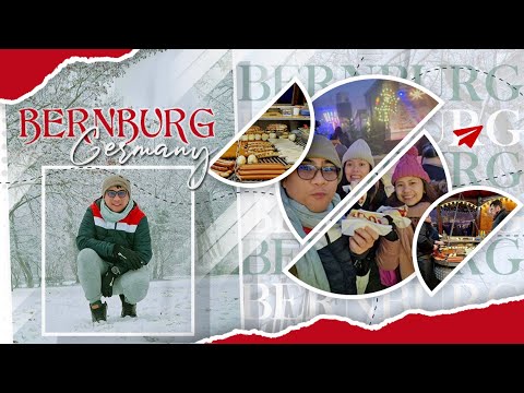 During winter in Bernburg, Germany