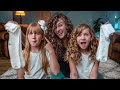Heatless Curls Overnight | Curling hair with socks | NO HEAT hair hacks 🧦
