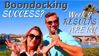 30 Day Arizona Desert RV Boondocking | RESULTS [Full Time RV Living]