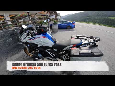 Riding Grimsel- and Furka -Pass 2022 on BMW R1250GS HP 2019