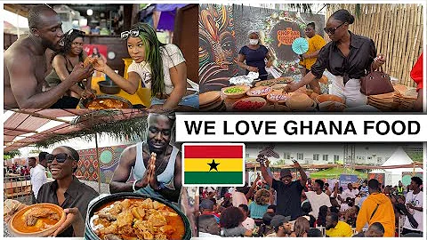 GHANAIANS Enjoying Their Local Authentic Food at the Biggest CHOP BAR in Accra! December in Ghana