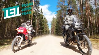 TET (Trans Euro Trail) Eastern Poland  by two motorcycles Honda Africa Twin CRF 1000 and XRV 750