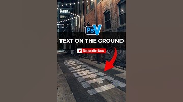 How to add Text on any surface  #photoshoptutorial