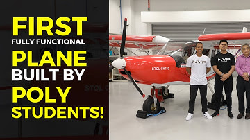 First Fully Functional Plane Built by Students from NYP
