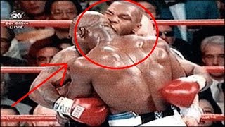 Mike Tyson bites off Holyfield's ear - Original Video.