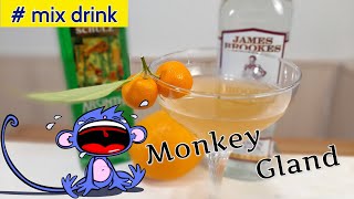 Яйца / Гланды обезьяны / Обезьяньи железы - джин, апельсин и абсент, Monkey Gland Gin cocktail