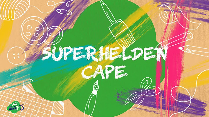 Superhelden Cape | Craft | All Kids 1st