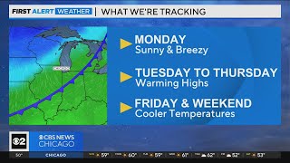 Chicago First Alert Weather: Sunny & breezy start to the week