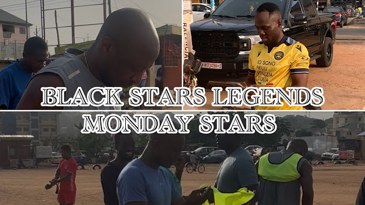 BLACK STARS LEGENDS JOIN MONDAY STARS AT BAWALESHIE PACK!